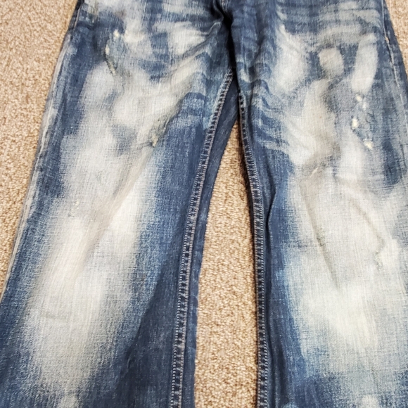 Lot of 2 Men's distressed denim Size 34 - Picture 7 of 7